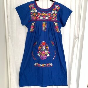 Traditional Mexican Embroidered Dress